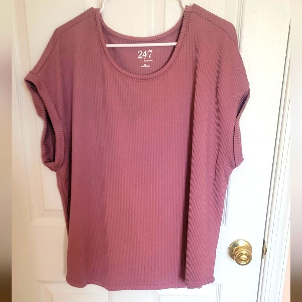Maurices Domain Textured Top Euc XL